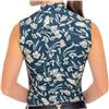 Kastel Denmark UPF30+ Sailor Blue French Tulip Sleeveless Mock $89