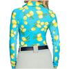 Kastel Denmark UPF30+ Lemon Azure Long Sleeve Mock $99