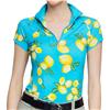 Kastel Denmark UPF30+ Lemon Azure Cap Sleeve Mock $92