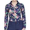 Kastel Denmark UPF30+ Navy Lush Garden Long Sleeve Mock $99