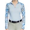 Kastel Denmark UPF30+ Blocked Robbins Egg Blue Bits & Belts Long Sleeve Mock $99