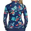 Kastel Denmark UPF30+ Navy Blue Cherries Long Sleeve Mock $99