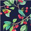Kastel Denmark UPF30+ Navy Blue Cherries Long Sleeve Mock $99