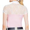 Kastel Denmark White Lace & Ballerina Pink Zip Cap Sleeve Show $78