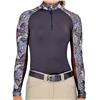 Kastel Denmark UPF30+ Sage Rainforest-Black Raglan Long Sleeve Mock $99