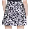 Kastel Denmark Black Vines-White 17" Inch Skort $118