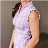 Kastel Denmark UPF30+ Wisteria Paris Hotel Ruffles Sleeveless Mock $89