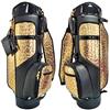 Phoenix Golden Metallic Leopard-Black Patent - Large Pocket 14-Way Golf Bag $507.50