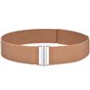 SKINNY BELT No-Bulk 1-1/2" Wide Adjustable Camel Color Belt $35.99