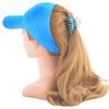 The "Genie" Save $3.05 - Ultra-Lite Open Back Baseball Cap-Visor for Long Hair - 12 Colors $16.95