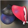 High Spirits 4" Inch Glitter & Crystals Fireworks Lace Visor - 4 Options $37.99