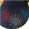 High Spirits 4" Inch Glitter & Crystals Fireworks Lace Visor - 4 Options $37.99
