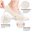 Lady Golf Classic Styled Nylon-Spandex No Show Off White Mesh Footies: $6.95