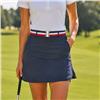SKINNY BELT No-Bulk 1-1/2" Wide Adjustable Red White Blue Belt $35.99