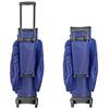 ROLLING Wheeled Blue with Palm Print 14-Way Full Divided Rolling Transport Golf Bag $189.99