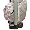 ROLLING Wheeled Spring Pink Floral 14-Way Full Divided Rolling Transport Golf Bag $189.99