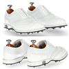 Pompeia Waterproof Patent White, Diamond Textured Spiked Shoe Reg: $340 Now: $170 - 8