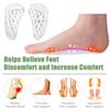 ARCH SUPPORT Clear Polyurethane Gel Pillows for Shoes-Sandals $6.99