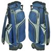 ROLLING: Spinning Wheels Navy-Grey 14-Way 6 Pocket Transport Golf Bag $149.99