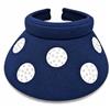 PAINTED GOLF BALLS with Sparkling Crystal Dimples 4" Inch Clip-On Visor - 4 Options $37.99