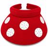 PAINTED GOLF BALLS with Sparkling Crystal Dimples 4" Inch Clip-On Visor - 4 Options $37.99