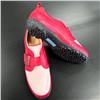 Polly Red-Pink-White Easy-On Velcro Closure Golf & Walking Shoe $259