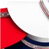 RED WAVE 4" Clear & Red Crystal Pattern Clip-On Sun Visor - 4 Options $37.99