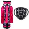 CART STYLE Pink Palms 14-Way Divided Deluxe Light-Weight Golf Bag $219