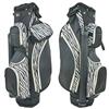 CART: Black-Zebra 5lb. 14-Way 8 Pocket Cart Bag + Bonus Tote $169.99