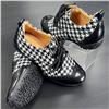 SAVE $120 on Bette Black Houndstooth Textile - Silver Sparkle Now: $178.99