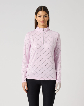 Daily Sports Foil Silver Logo Print Long Sleeve Shirt