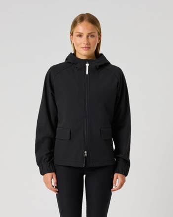 Daily Sports Black Hooded Wind & Water Resistant Softshell Jacket $339.99