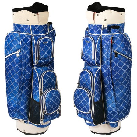 CUTLER Sorrento Sea Blue Tan with Argyle 14-Way Cart Bag $359.99