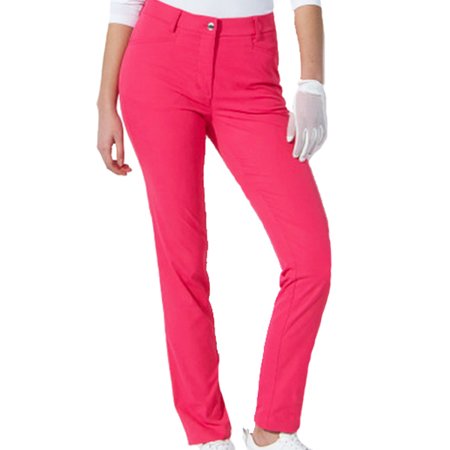 DAILY BASICS Narrow Leg 32" Inseam Lyric V2 Intense Coral Wind & Water Resistant Stretch Pant $159