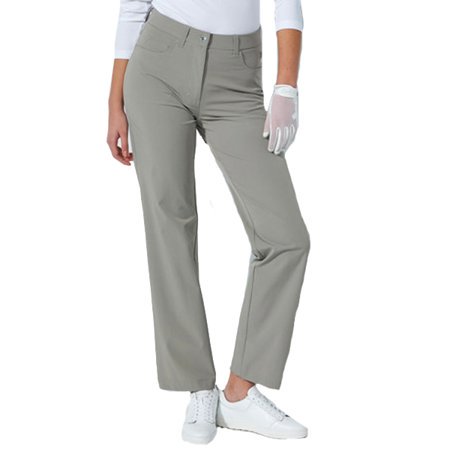 DAILY BASICS Miracle Wide Leg 32" Inseam Taupe Wind & Water Resistant Stretch Pant $160