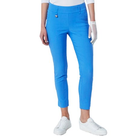 DAILY BASICS Magic Sky Blue Compression Pull-On Highwater 37" Outseam Pant $150