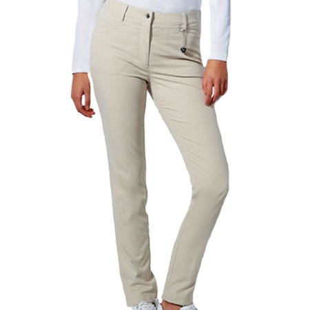 DAILY BASICS Narrow Leg 32" Inseam Lyric V2 Raw Beige Wind & Water Resistant Stretch Pant $159