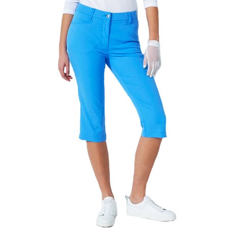 DAILY BASICS Cropped 29" Lyric V2 Sky Blue Wind & Water Resistant Stretch Capri $145