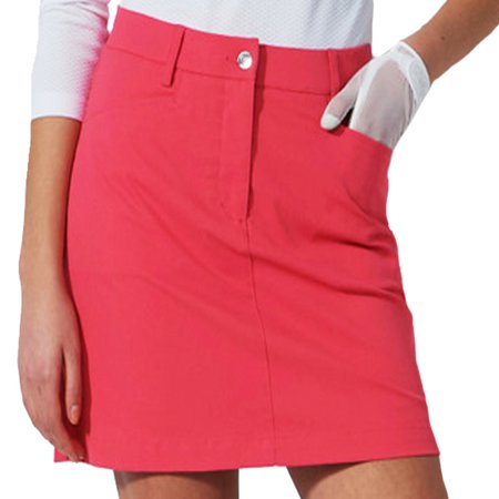 DAILY BASICS Longer 20-1/2" Lyric V2 Intense Coral Wind & Water Resistant Stretch Skort $139.99
