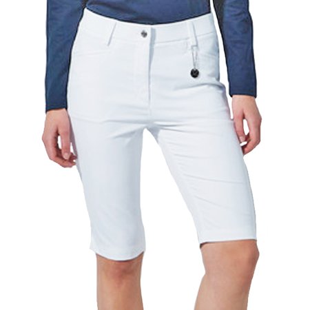DAILY BASICS Longer 23-1/2" Lyric V2 White Wind & Water Resistant Stretch Bermuda $139.99