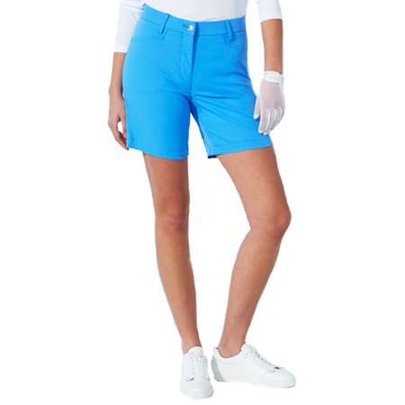 DAILY BASICS Shorter 17-1/2" Lyric V2 Sky Blue Wind & Water Resistant Stretch Bermuda $139.99