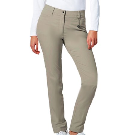 DAILY BASICS Narrow Leg 32" Inseam Lyric V2 Taupe Wind & Water Resistant Stretch Pant $159