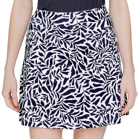 Kastel Denmark Black Vines-White 17" Inch Skort $118