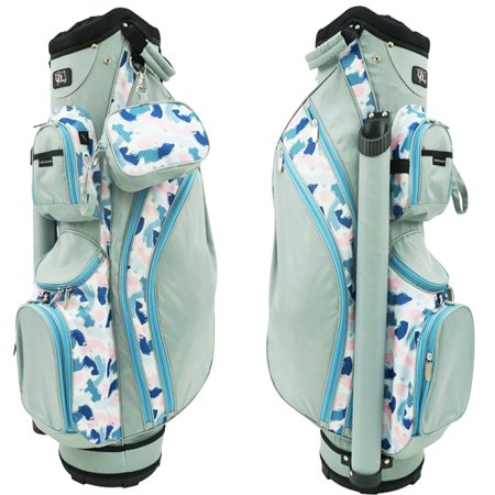 CART: Abstract Multi 5lb. 14-Way 8-Pocket Golf Bag + Bonus Tote $169.99