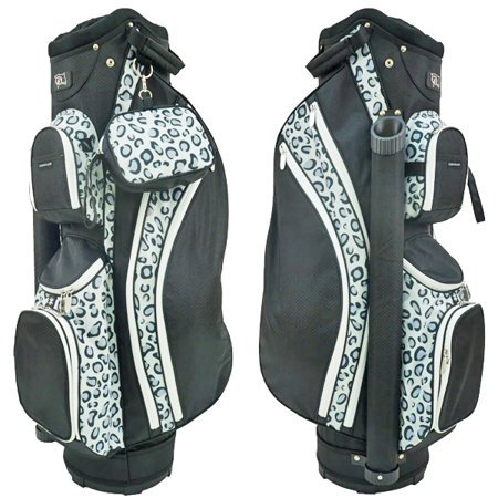 CART: Black-Leopard 5lb. 14-Way 8 Pocket Cart Bag + Bonus Tote $169.99