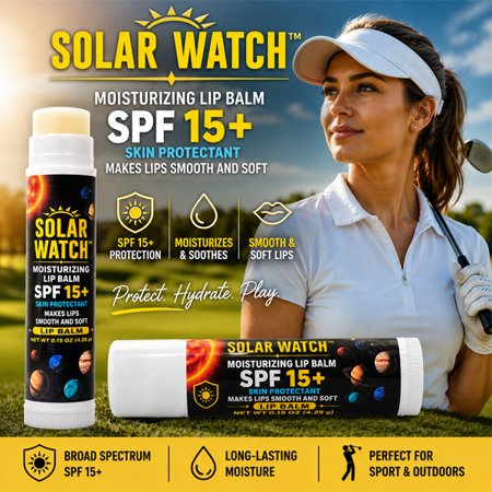 SOLAR WATCH SPF15+ Twist-Up Lip Balm Tube $2.99