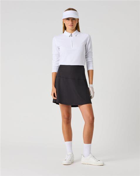Daily Sports Black Ribbed Skort