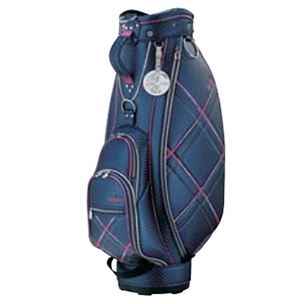 XXIO Golf | Ladies Luxury Navy-Silver Trimmed Cart Bag